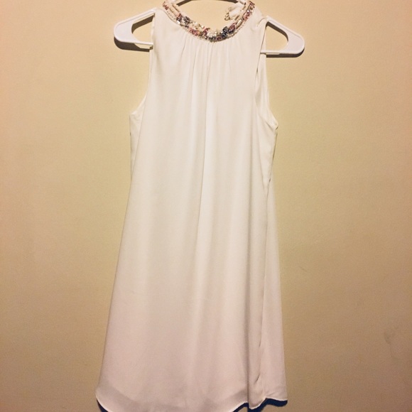White Choker Dress - Picture 1 of 4
